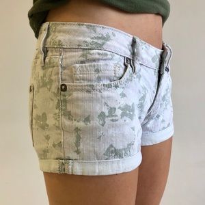Jean Shorts with Pattern
